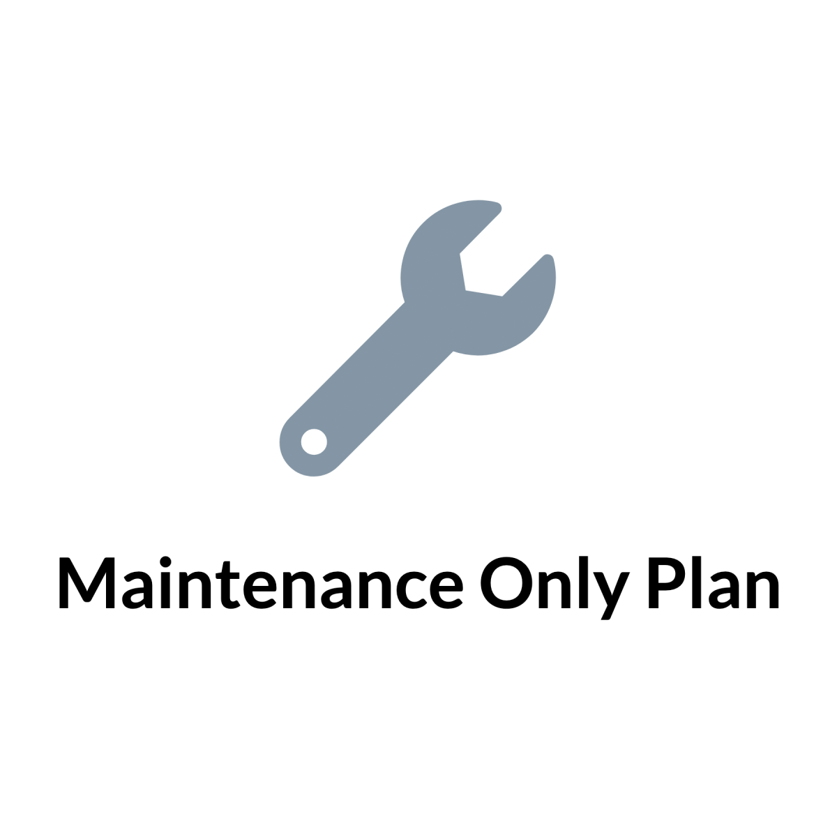 Maintenance Only Plan